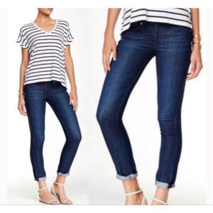 Women's AG Adriano Goldschmied The Stilt Blue Ankle Jeans Size 27